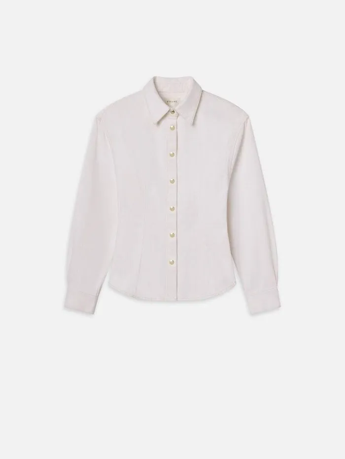 Women FRAME The Resort Edit The Sculpted Shirt