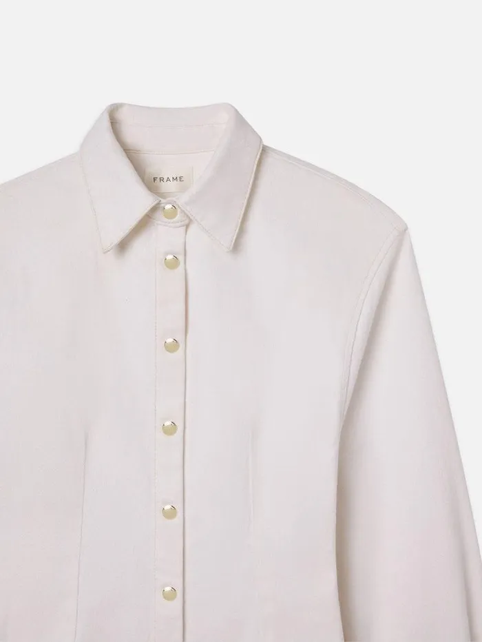Women FRAME The Resort Edit The Sculpted Shirt Women FRAME The Resort Edit The Sculpted Shirt