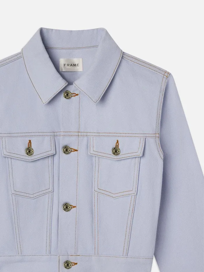 Women FRAME The Resort Edit The Tailored Denim Jacket Women FRAME The Resort Edit The Tailored Denim Jacket