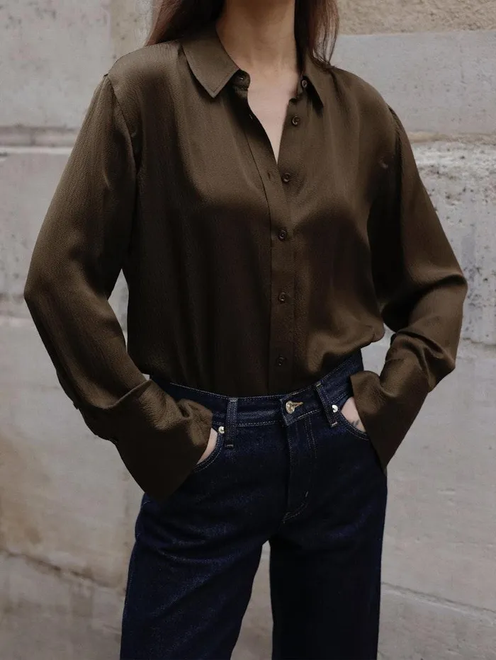 Women FRAME Tops and Blouses The Standard Shirt
