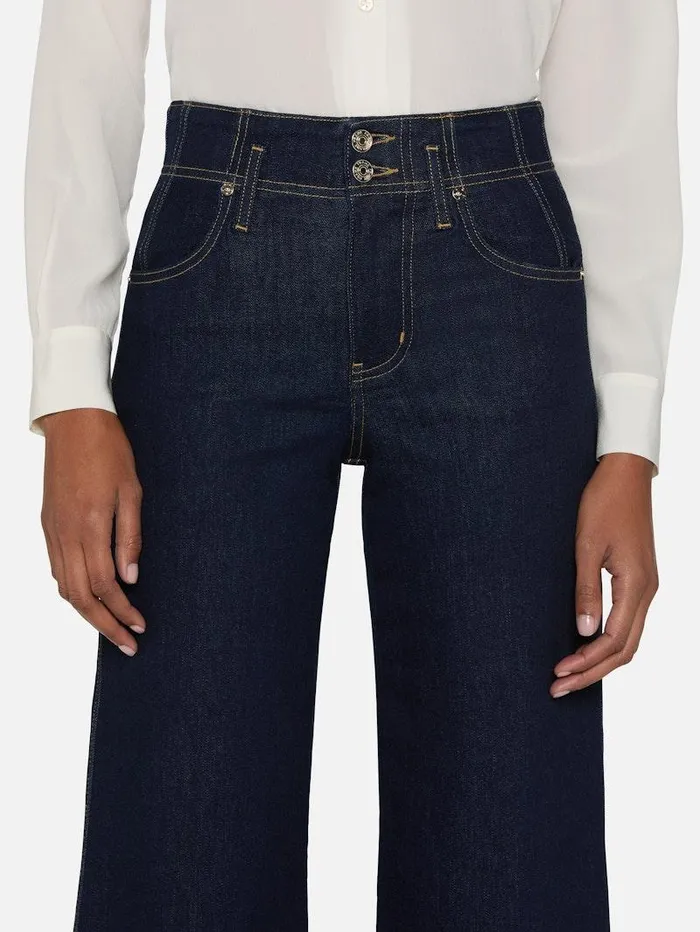 Women FRAME Wide Leg The Seamed Wide Trouser Women FRAME Wide Leg The Seamed Wide Trouser
