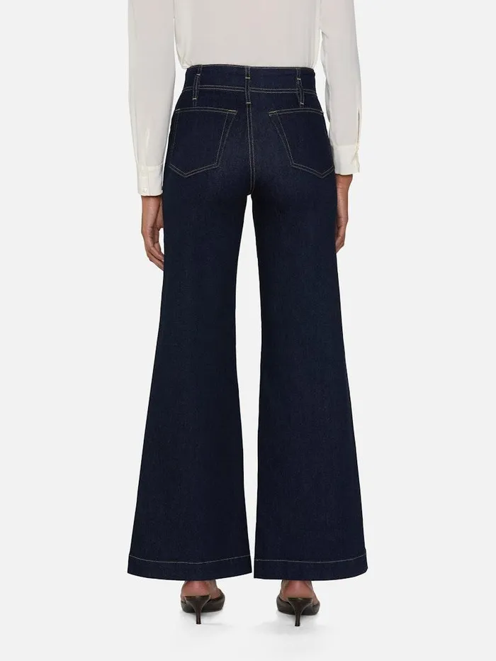 Women FRAME Wide Leg The Seamed Wide Trouser Women FRAME Wide Leg The Seamed Wide Trouser