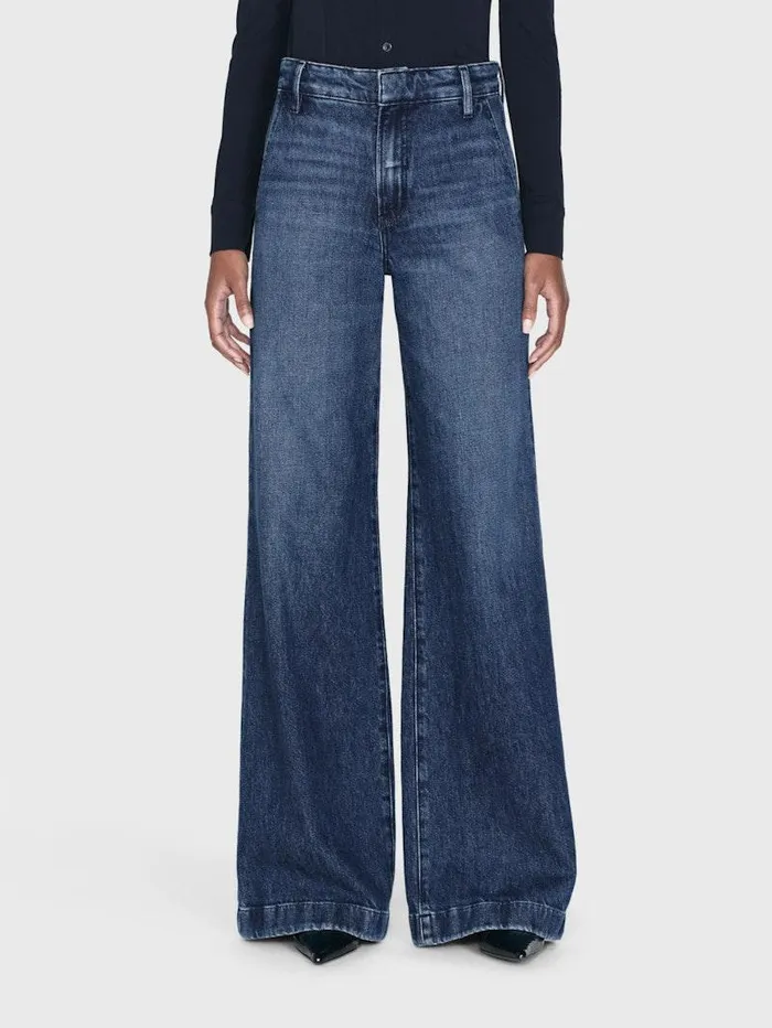 Women FRAME Wide Leg The Tailored Denim Trouser Women FRAME Wide Leg The Tailored Denim Trouser