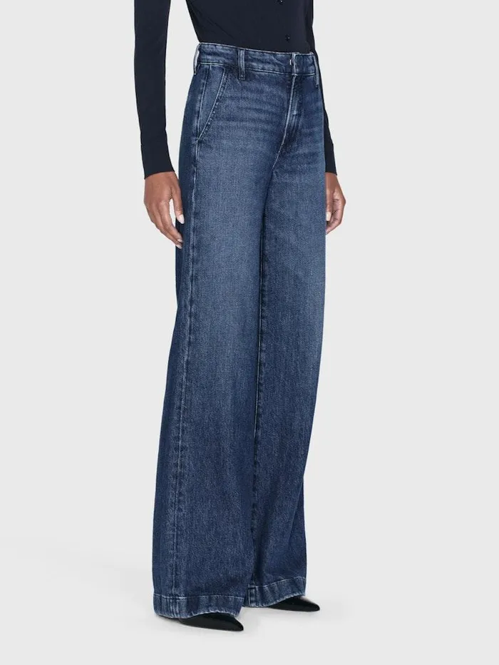Women FRAME Wide Leg The Tailored Denim Trouser Women FRAME Wide Leg The Tailored Denim Trouser