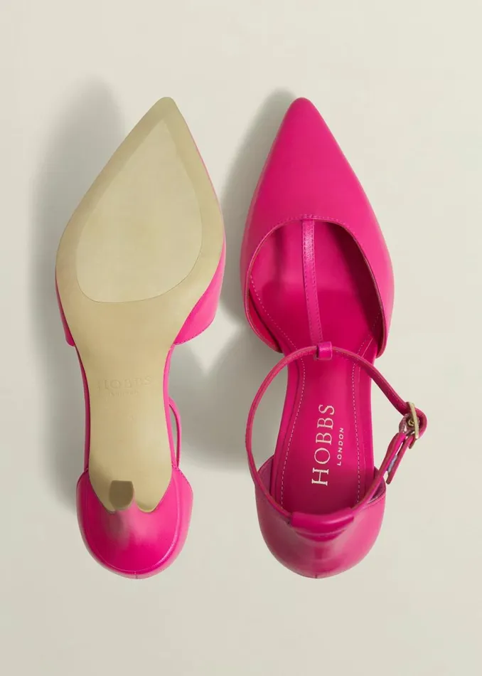 Women Heels Hobbs Alice TBar Zinnia Pink