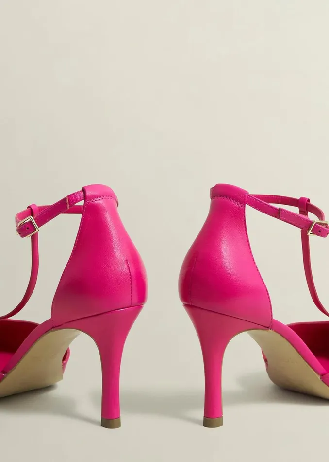 Women Heels Hobbs Alice TBar Zinnia Pink