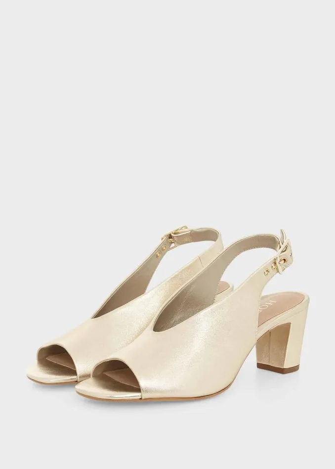 Women Heels Hobbs Kali Sandal Gold