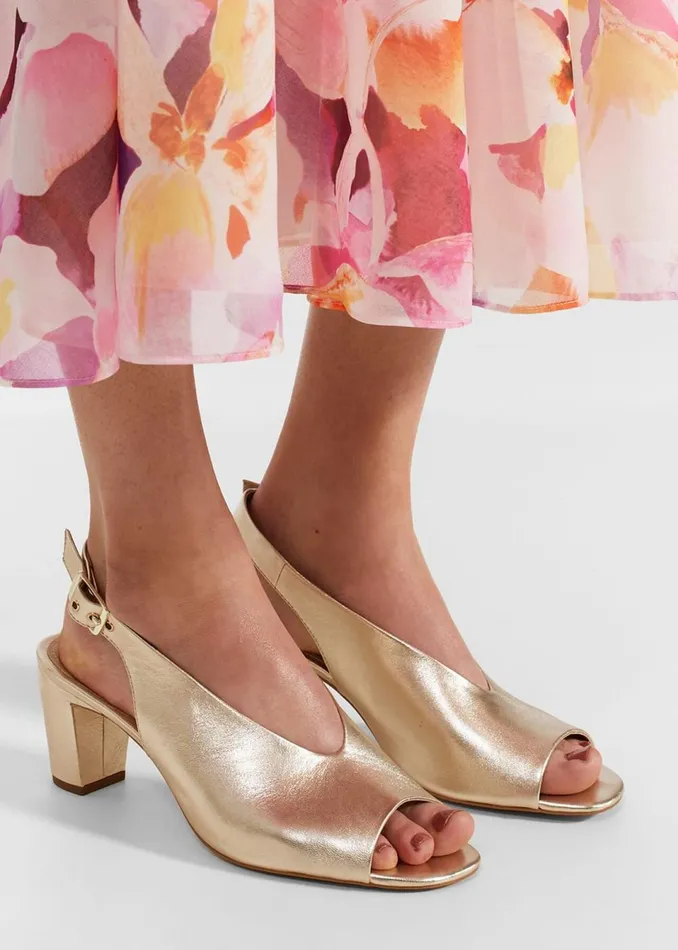 Women Heels Hobbs Kali Sandal Gold