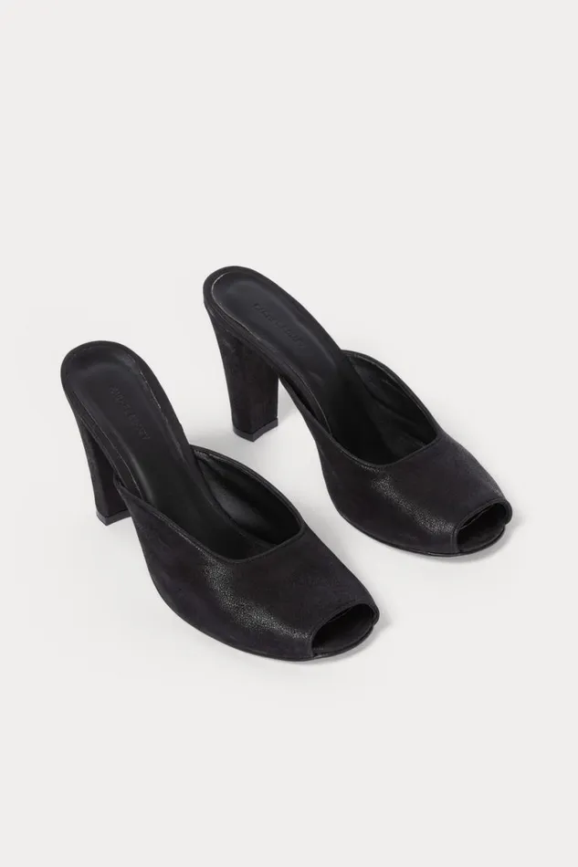 Women Heels Rachel Comey Malta Mule Black