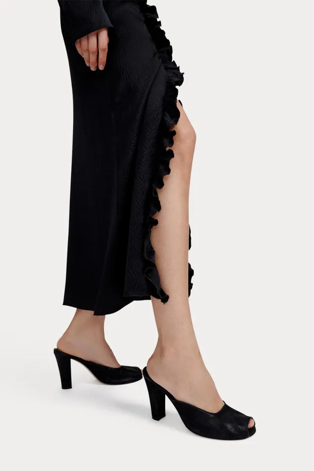 Women Heels Rachel Comey Malta Mule Black