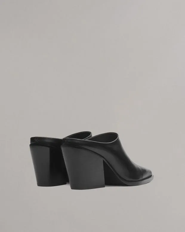 Women Heels Rag and Bone Joni Leather Mule Black