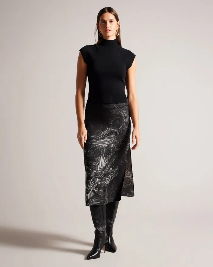 Women HEWIET 8211 Sleeveless Mockable Dress Black Ted Baker Dresses