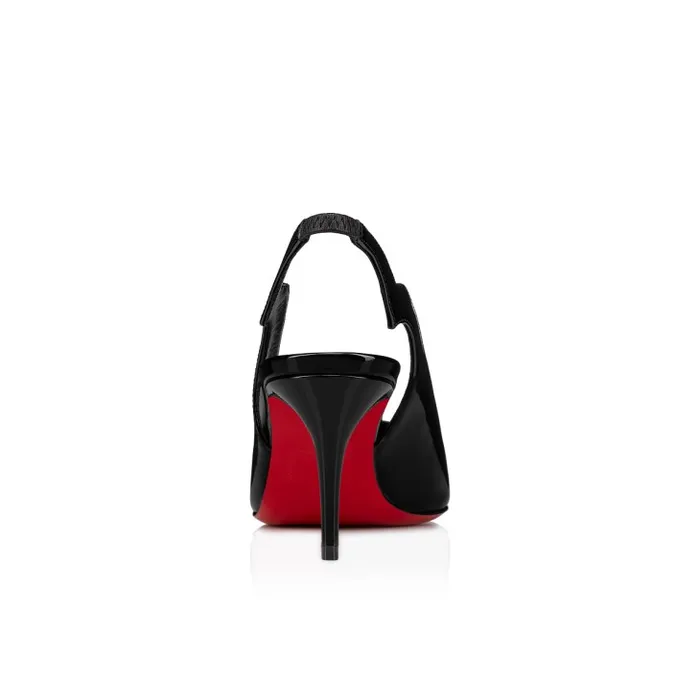 Women Hot Chick Sling 70 Mm Sling Back Pumps 8211 Patent Leather 8211 Black Christian Louboutin Pumps