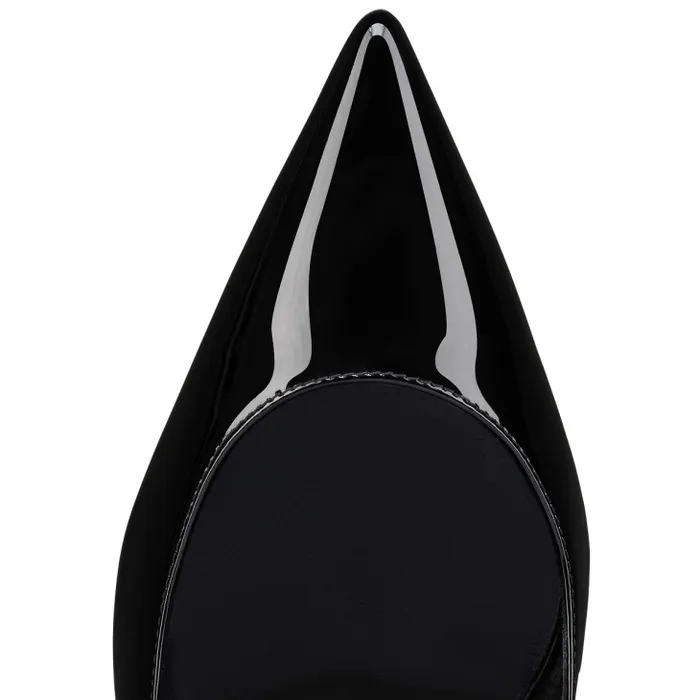 Women Hot Chick Sling 70 Mm Sling Back Pumps 8211 Patent Leather 8211 Black Christian Louboutin Pumps