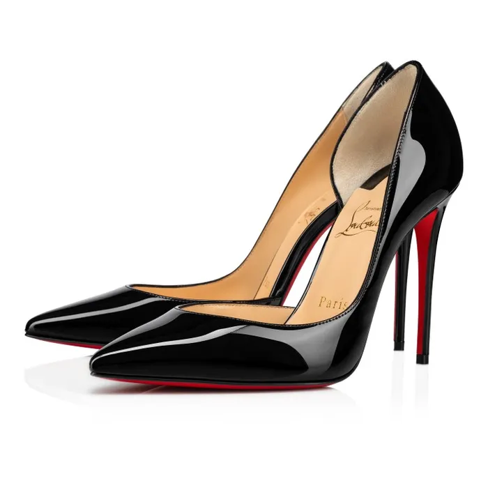 Women Iriza 100 Mm Pumps 8211 Patent Calf Leather 8211 Black Christian Louboutin Pumps