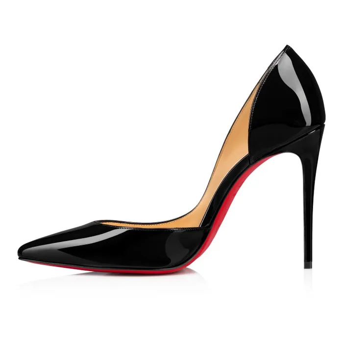 Women Iriza 100 Mm Pumps 8211 Patent Calf Leather 8211 Black Christian Louboutin Pumps