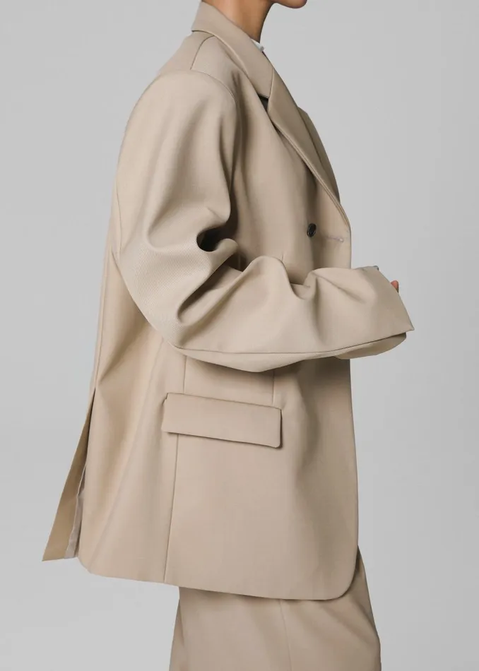 Women Iva Blazer 8211 Beige The Frankie Shop Outerwear