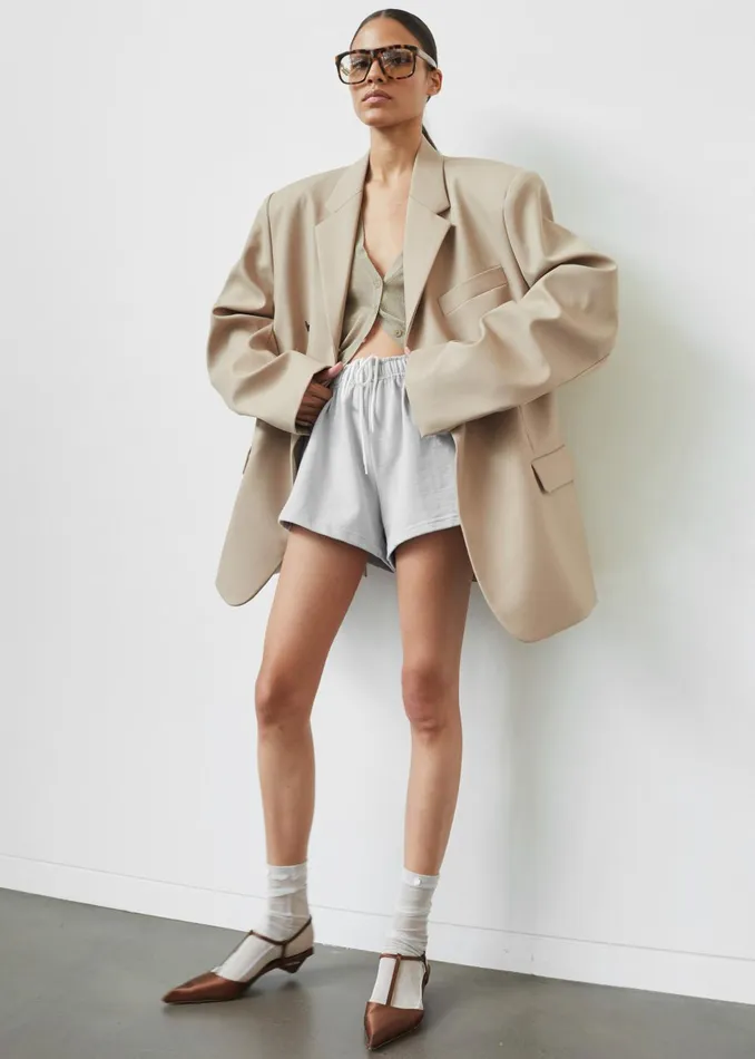 Women Iva Blazer 8211 Beige The Frankie Shop Outerwear