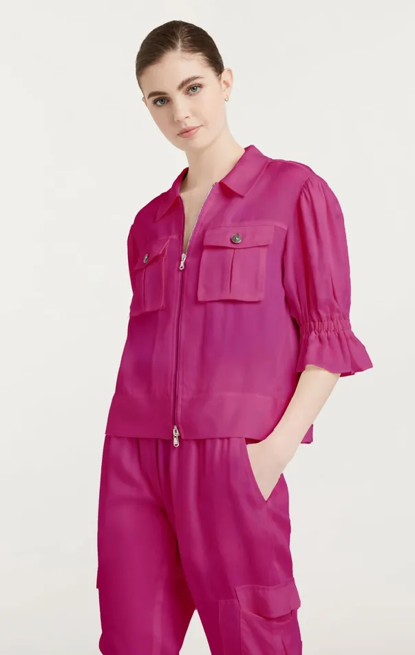 Women Jackets Cinq Sept Holly Jacket Plum Radish