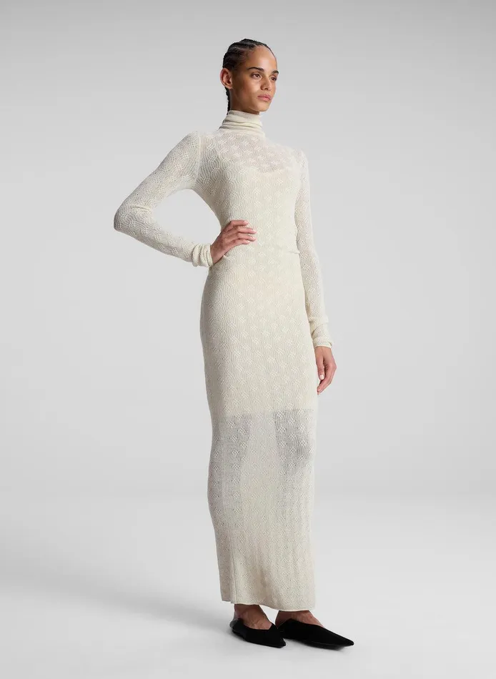 Women Jayce Alpaca Maxi Dress Cream ALC Dresses