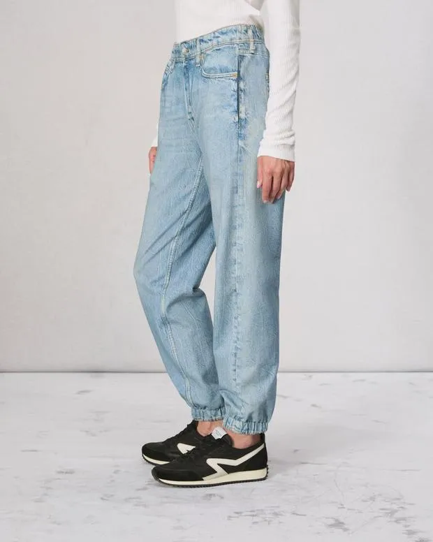 Women Jeans Rag and Bone Miramar Terry Jogger Pant Cotton Terry Kacy
