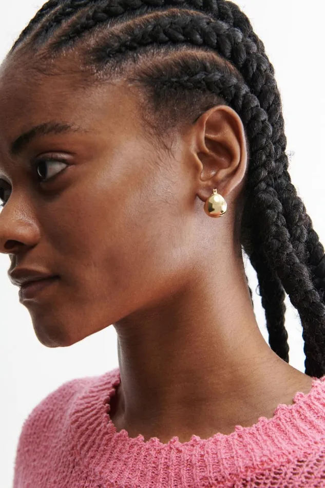 Women Jewelry Rachel Comey Baby Keel Hoop Gold