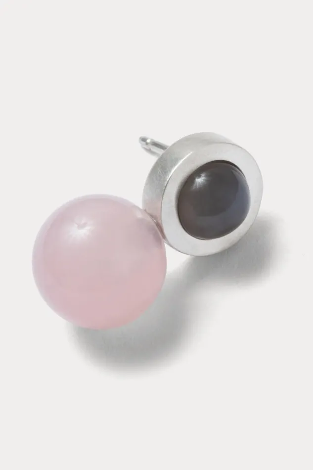 Women Jewelry Rachel Comey Quarry Ata Earrings Pair Gray Moonstonerose Quartz