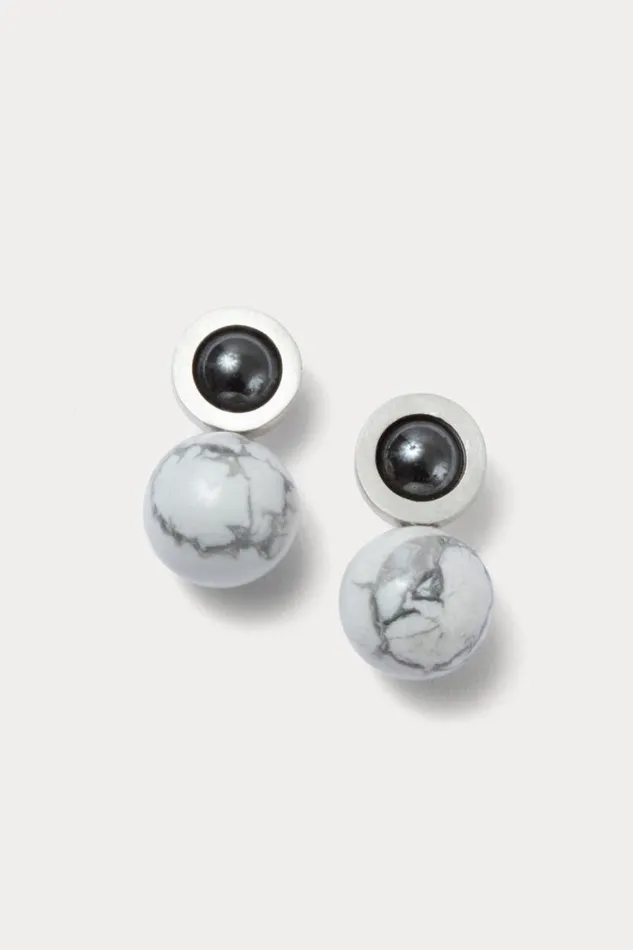 Women Jewelry Rachel Comey Quarry Ata Earrings Pair Gray Moonstonerose Quartz