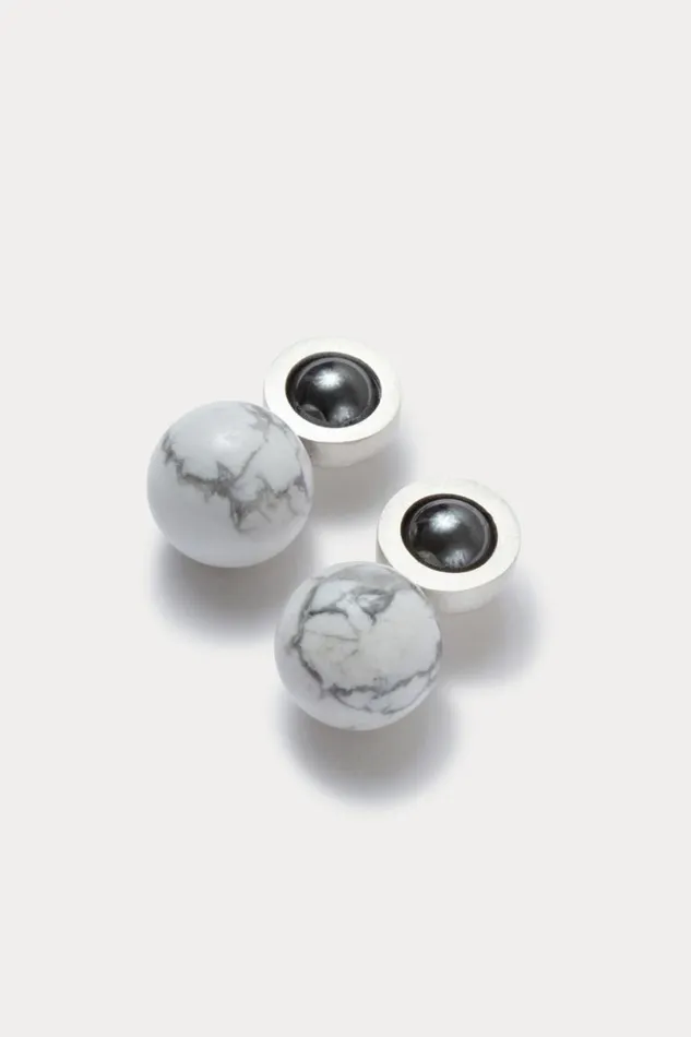 Women Jewelry Rachel Comey Quarry Ata Earrings Pair Gray Moonstonerose Quartz