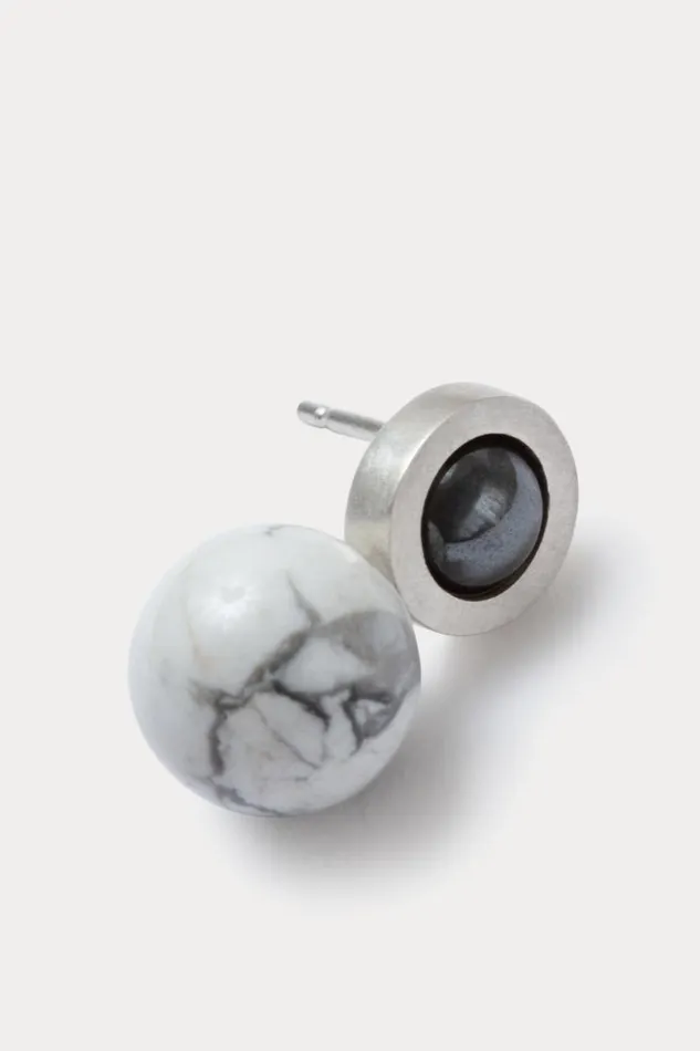 Women Jewelry Rachel Comey Quarry Ata Earrings Pair Gray Moonstonerose Quartz