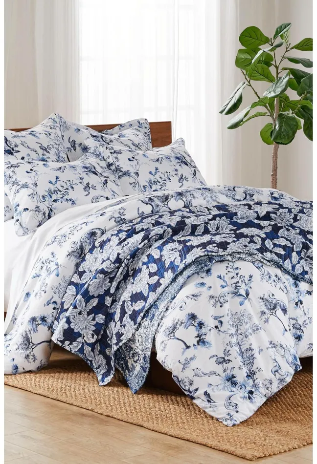 Women Johnny Was Bedding Filo Reversible Quilt King Filo