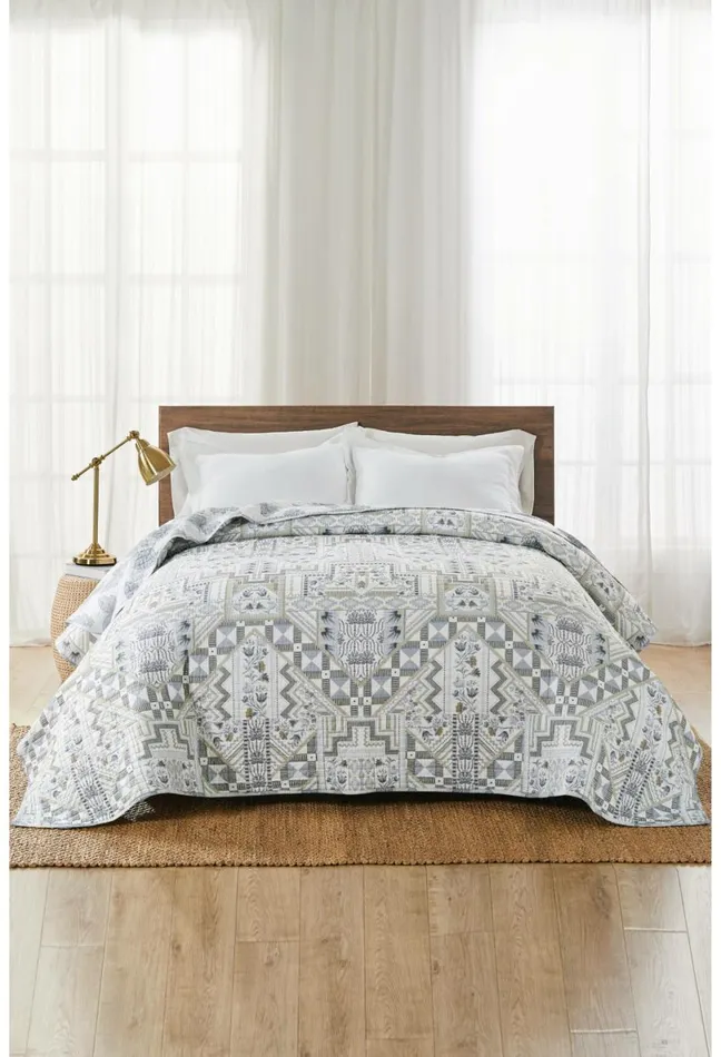 Women Johnny Was Bedding Santa Fe Reversible Quilt King Sand