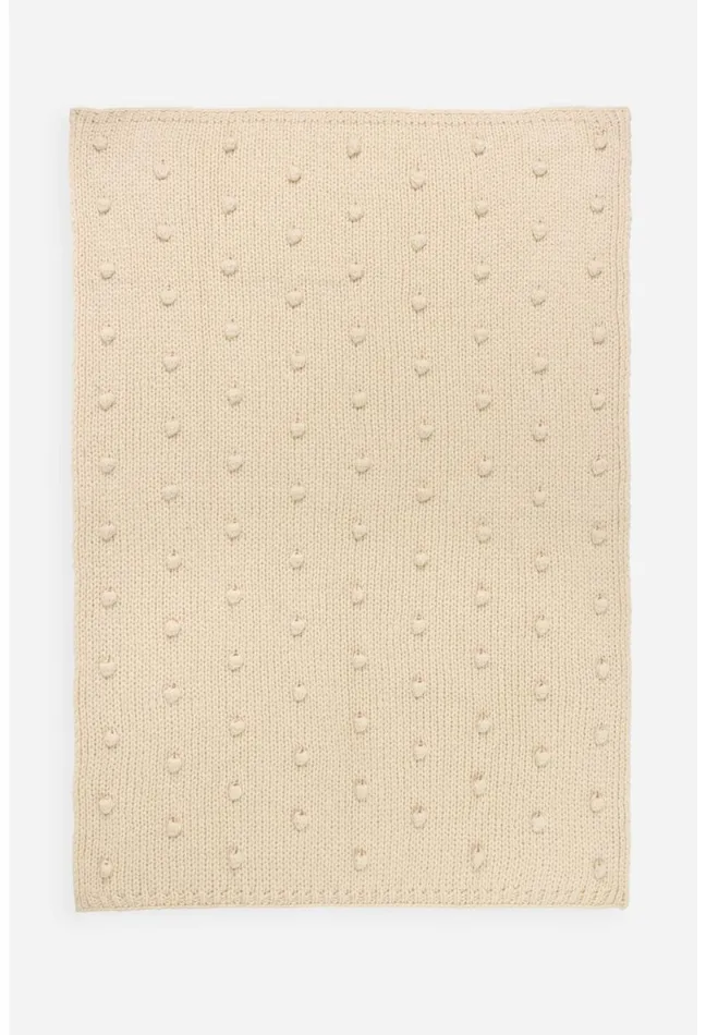 Women Johnny Was Blankets Pom Pom Throw Blanket 8211 Ivory Ivory