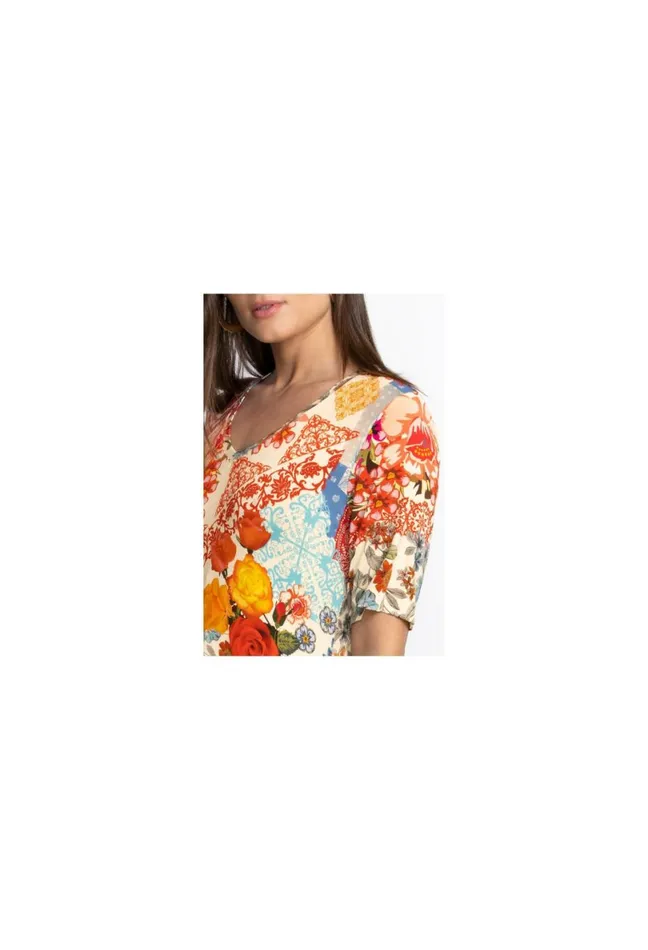 Women Johnny Was Dresses Tango Maxi TShirt Dress Tango