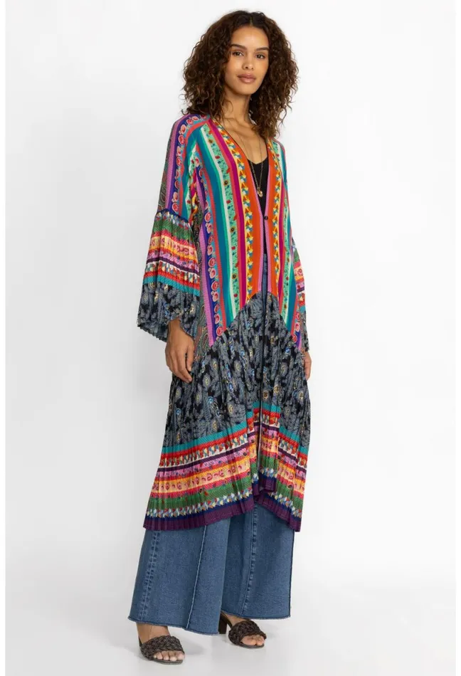 Women Johnny Was Kimonos Gemma Pleated Kimono Multi