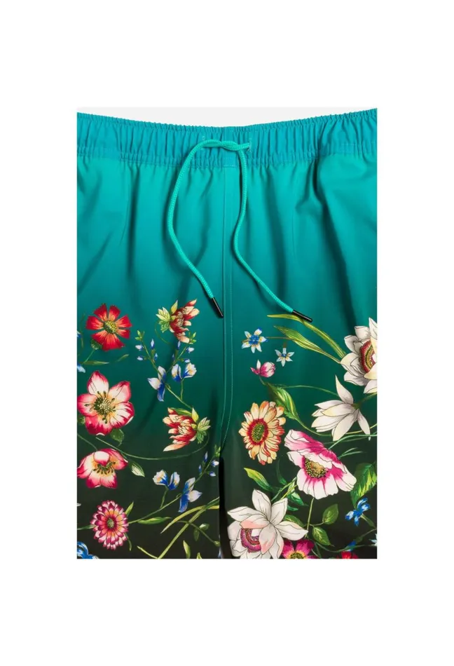 Women Johnny Was Mens Swimwear Ombre Garden Mens Swim Trunk Ombre Garden