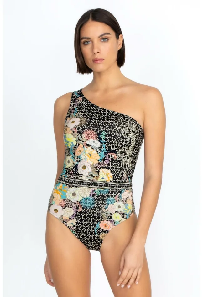 Women Johnny Was OnePieces Mila One Shoulder Swimsuit Mila