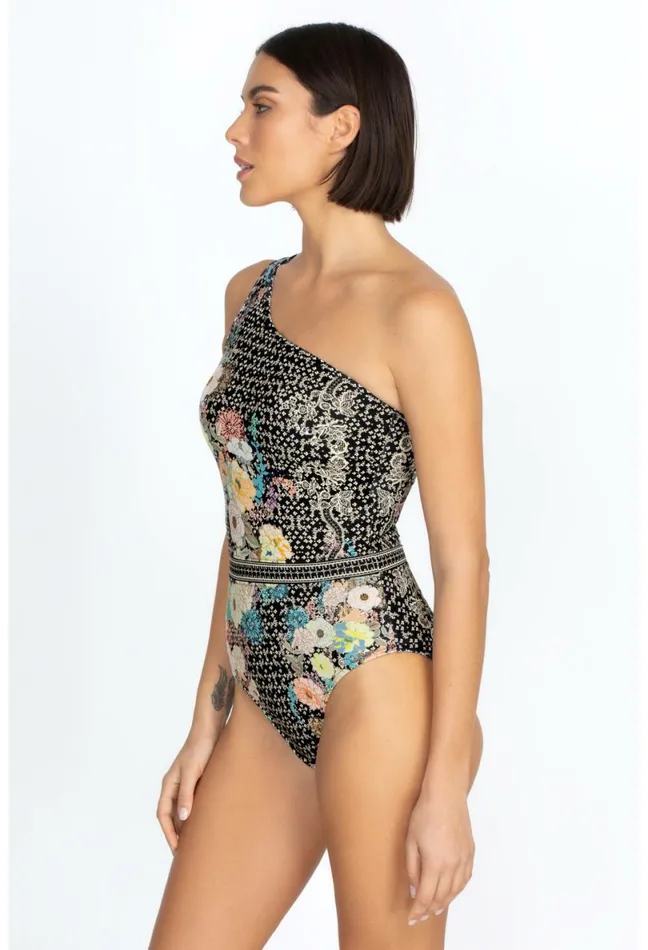 Women Johnny Was OnePieces Mila One Shoulder Swimsuit Mila