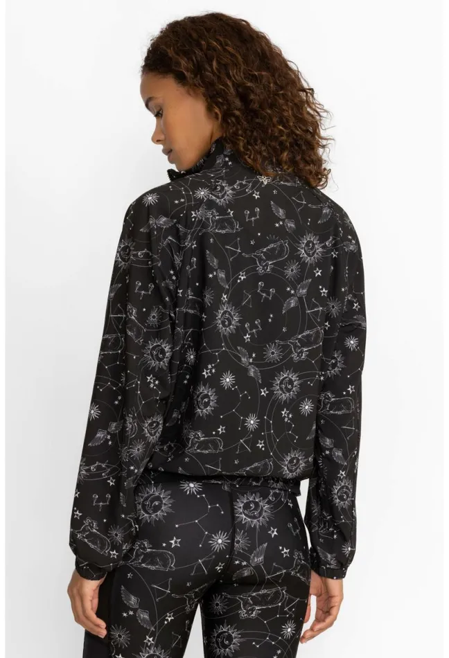 Women Johnny Was Outerwear Bee Active Mock Neck Pullover Jacket Bijou