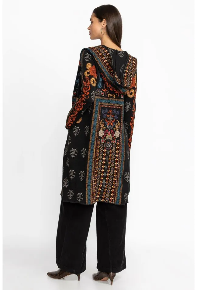 Women Johnny Was Outerwear Biya Duster 8211 Fabiana Black