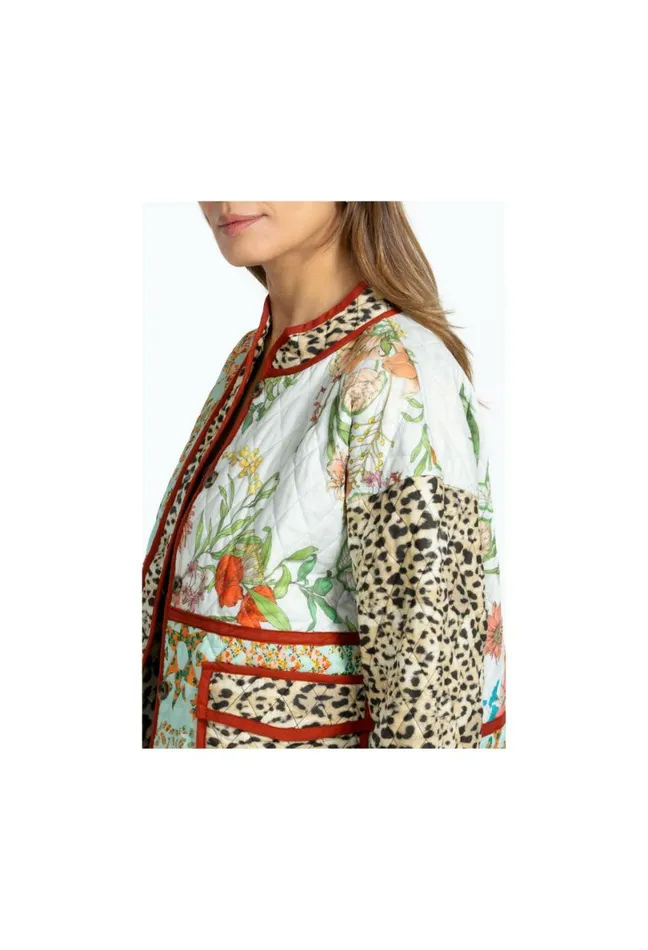 Women Johnny Was Outerwear Liliana Quilted Patch Pocket Jacket Liliana