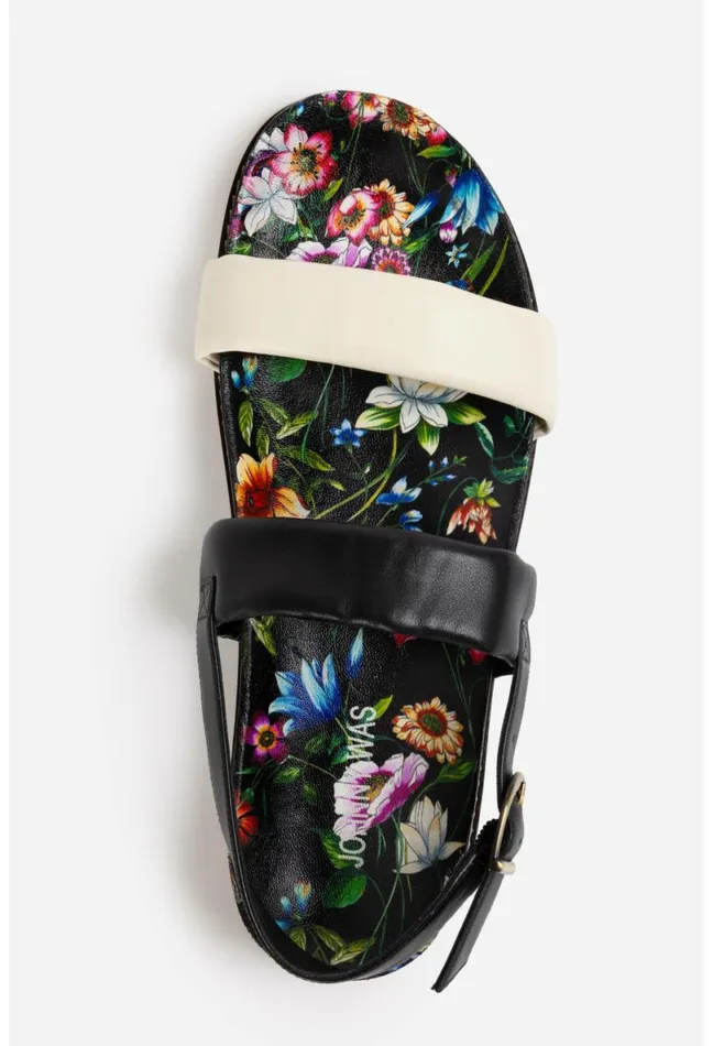 Women Johnny Was Shoes Double Band Sandal Ombre Garden