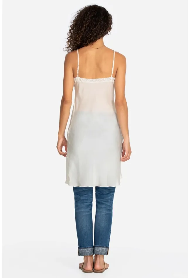 Women Johnny Was Slips and Camis Medium Slip Ecru