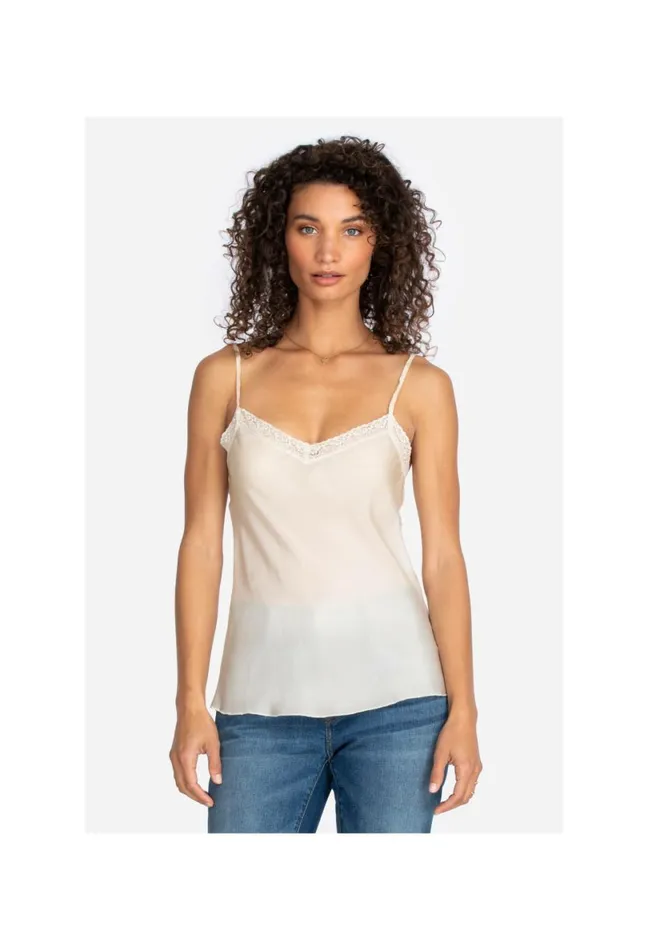 Women Johnny Was Slips and Camis Short Slip Ecru