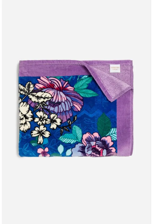 Women Johnny Was Swim and Resort Blue Dove Beach Towel Blue