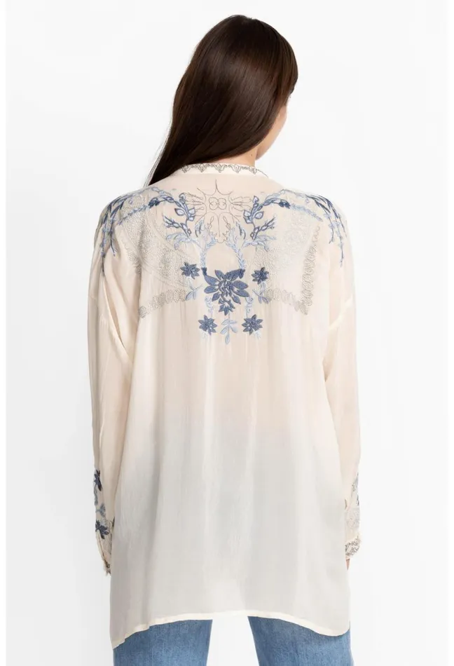 Women Johnny Was Tops Alessa Tunic Shell