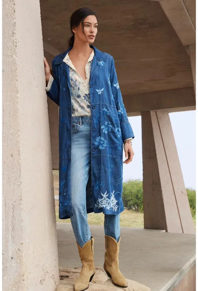 Women Johnny Was Tops Alessa Tunic Shell