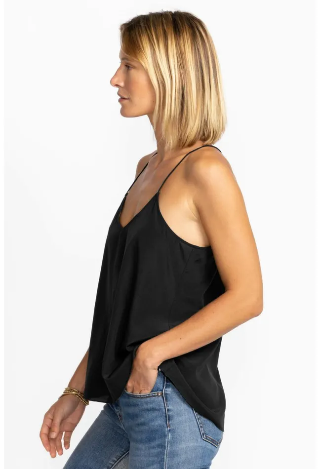Women Johnny Was Tops Etta Cami Top Black
