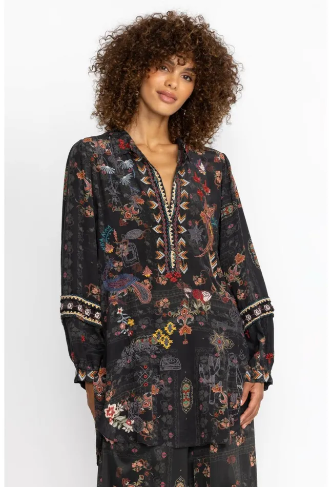 Women Johnny Was Tops Gila Tunic 8211 Aggie Manning
