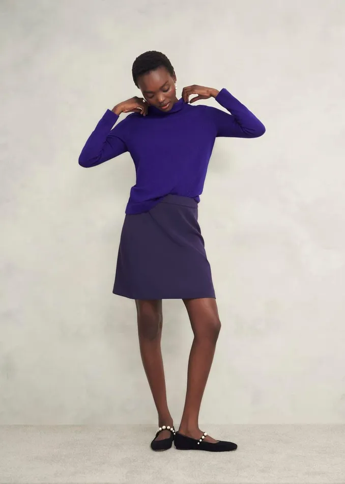 Women Jumpers and Cardigans Hobbs Audrey Wool Cashmere Jumper Cobalt Blue